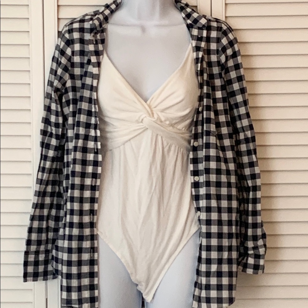 Cream bodysuit